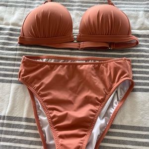 Venus High Waist Macchiato Bikini, Size 10